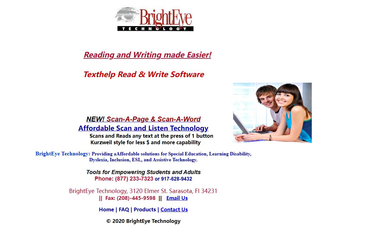 Hear what you read-systems solutions for dyslexia, learning disabilities and special education-Brighteye Technology