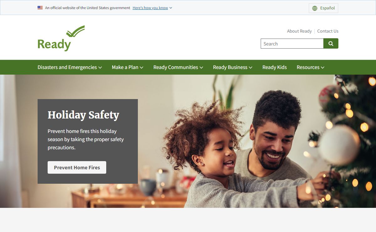 Plan Ahead for Disasters | Ready.gov