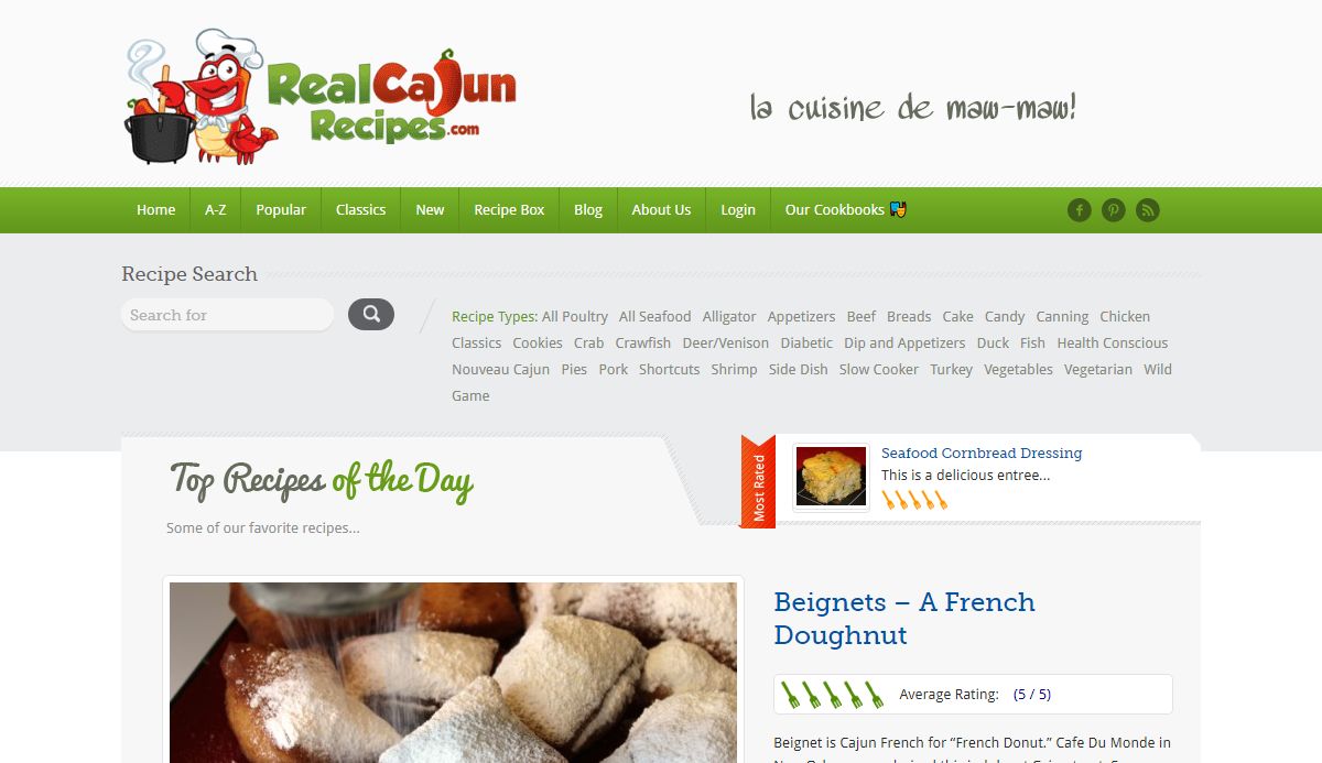 RealCajunRecipes.com: la m de maw maw
