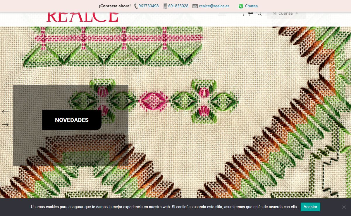Realce – Tienda de accesorios de bordados y punto de cruz