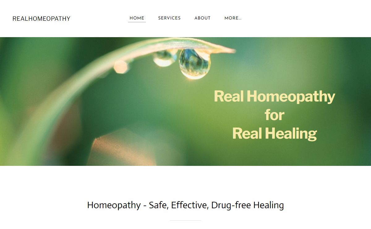 REALHOMEOPATHY - Home
