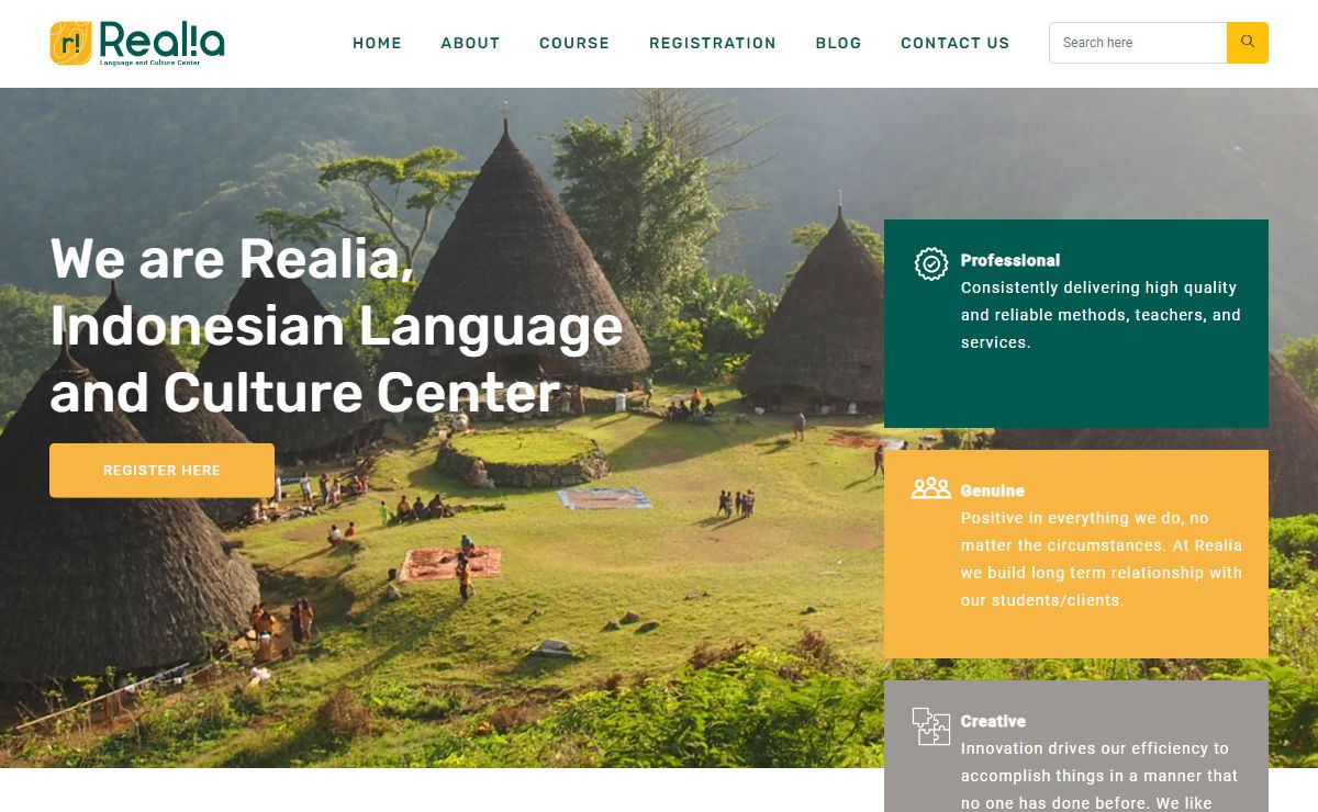 Realia - Best Learn Indonesian Language Online Course