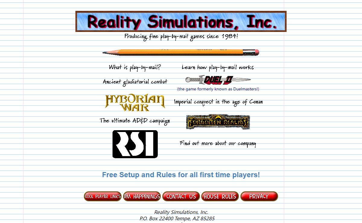 Reality Simulations, Inc.