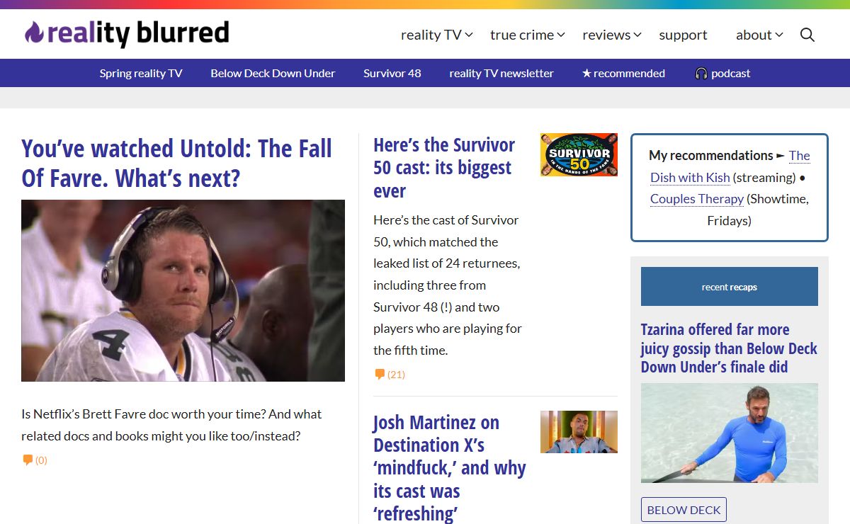 reality blurred – reality TV show reviews, recaps, and news analysis