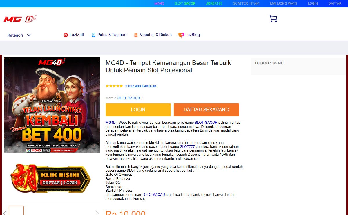 MG4D - Tempat Kemenangan Besar Terbaik Untuk Pemain Slot Profesional