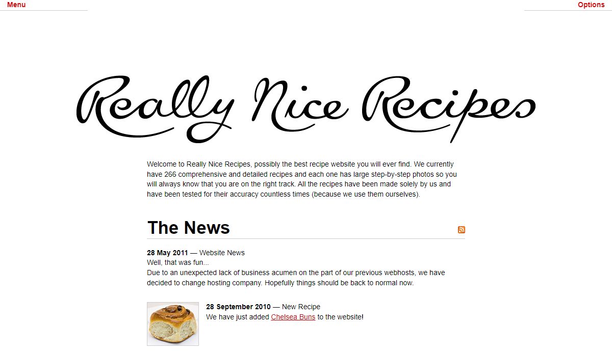 Really Nice Recipes - Home Page