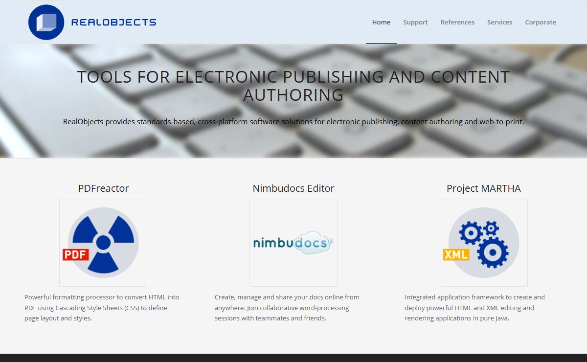 RealObjects: Products