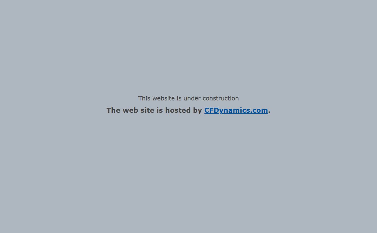 The web site is under construction