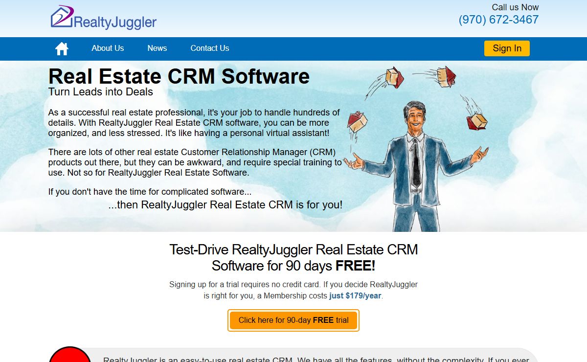RealtyJuggler™ Real Estate CRM Software