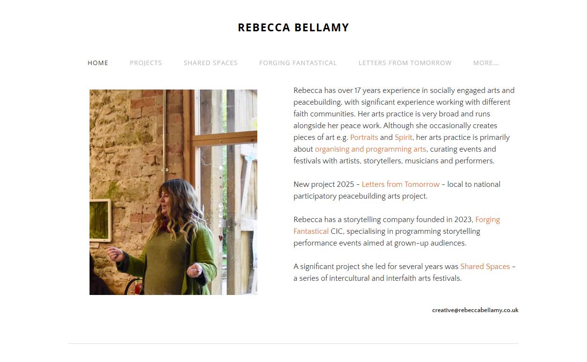 REBECCA BELLAMY - Home