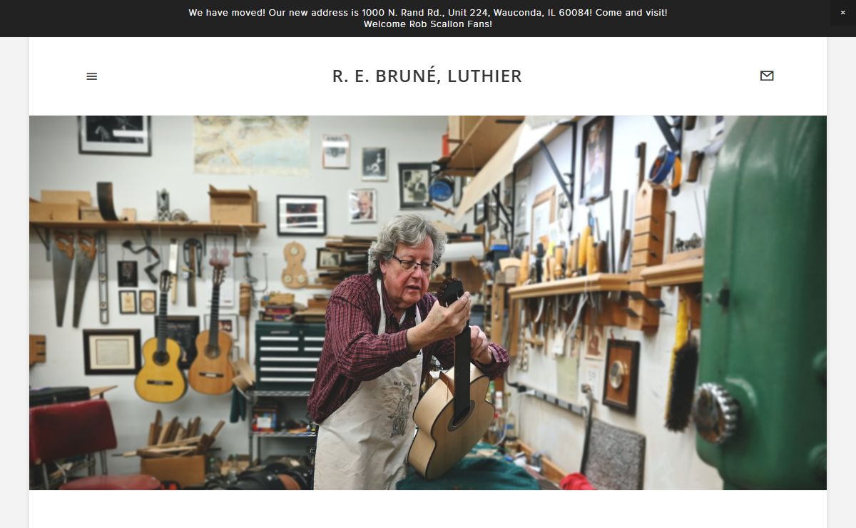 R. E. Bruné, Luthier