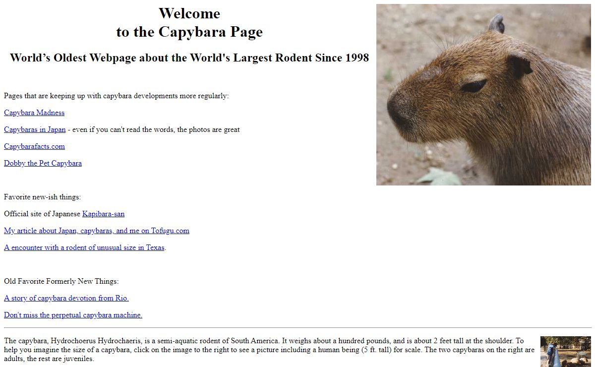 The Capybara Page