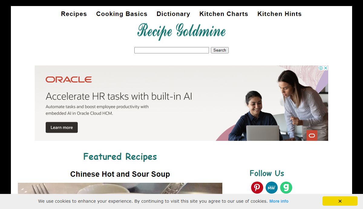 Recipes | Recipe Goldmine - Since April 1999!