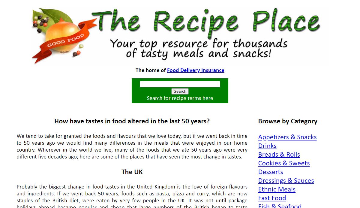 The Recipe Place