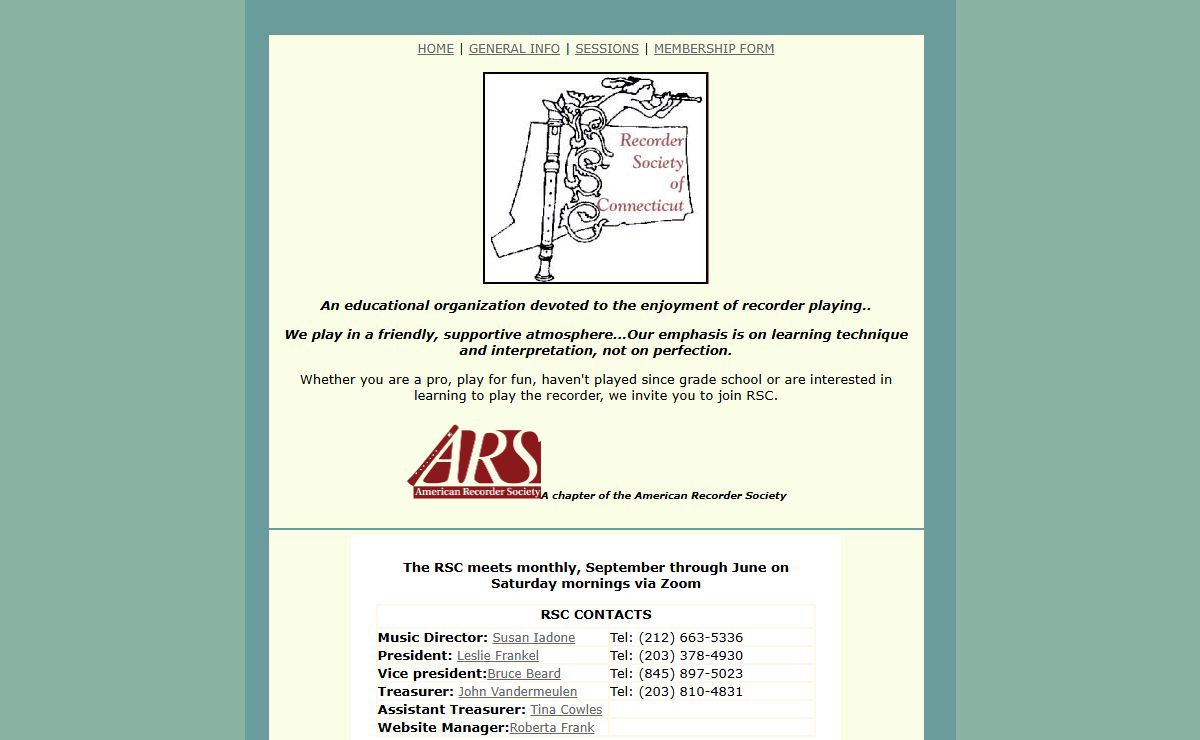 Recorder Society of Connecticut