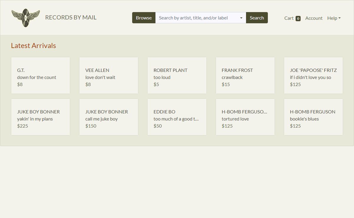 Records By Mail