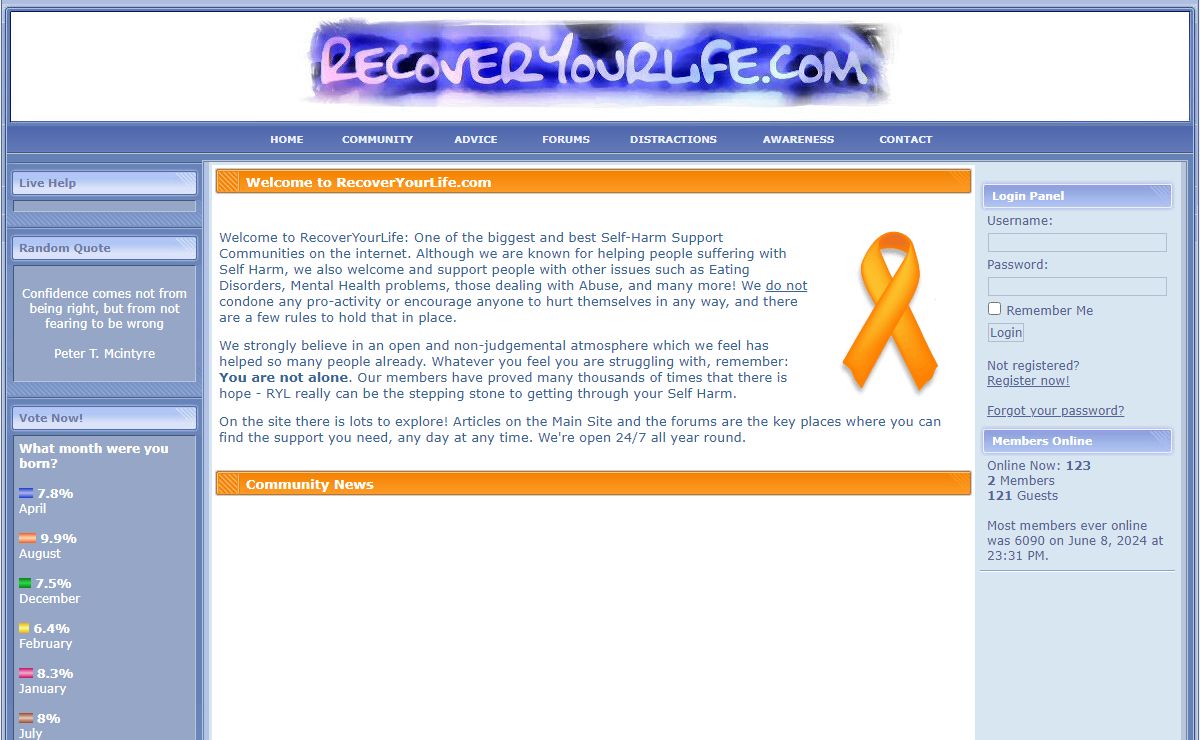 RecoverYourLife.com - Home
