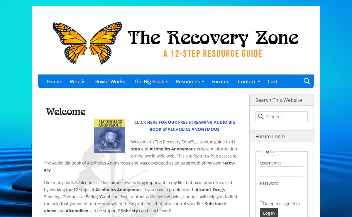 Home - 12 Step Program Information - The Recovery Zone