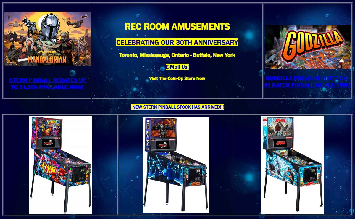 REC ROOM AMUSEMENTS