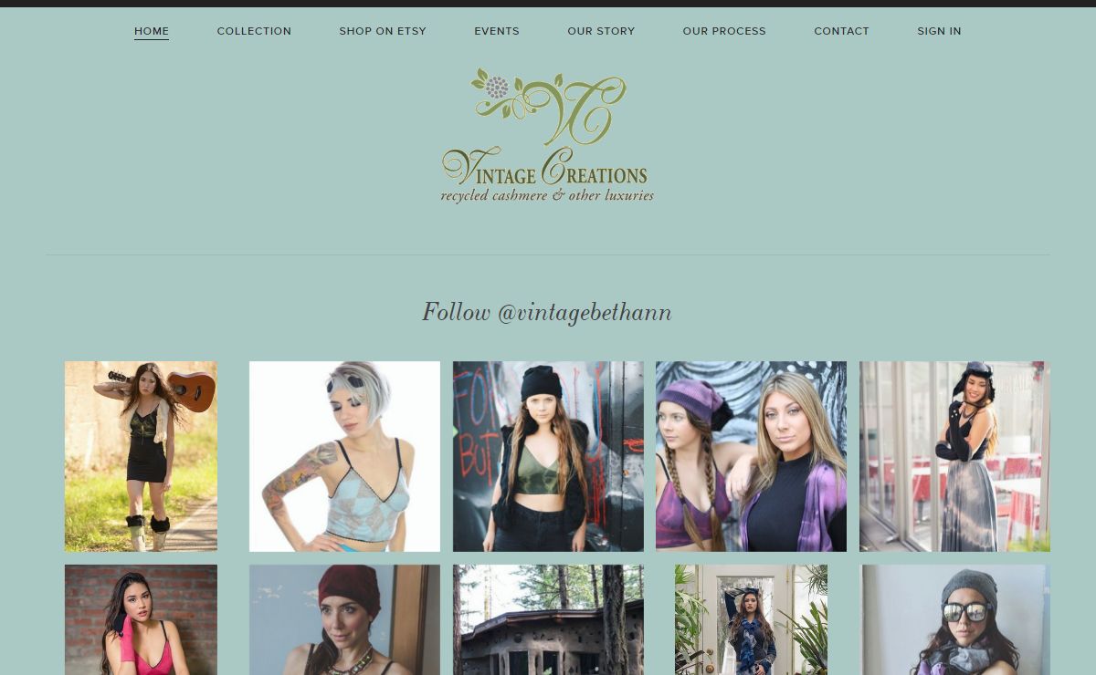 Vintage Creations Recycled Cashmere & Other Luxuries