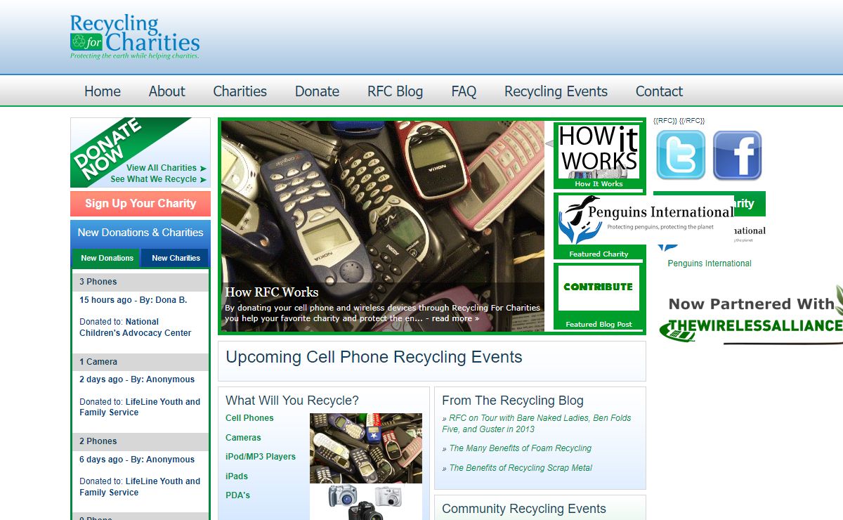 Wireless Recycling - Donate Mobile Cell Phones, iPods, iPads, PDAs & Digital Cameras | Recycling for Charities