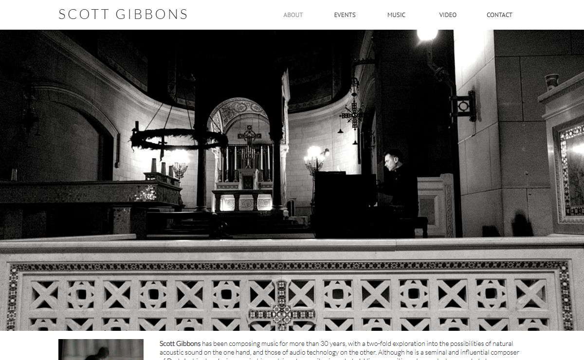 Scott Gibbons | Composer, Musician, Performer