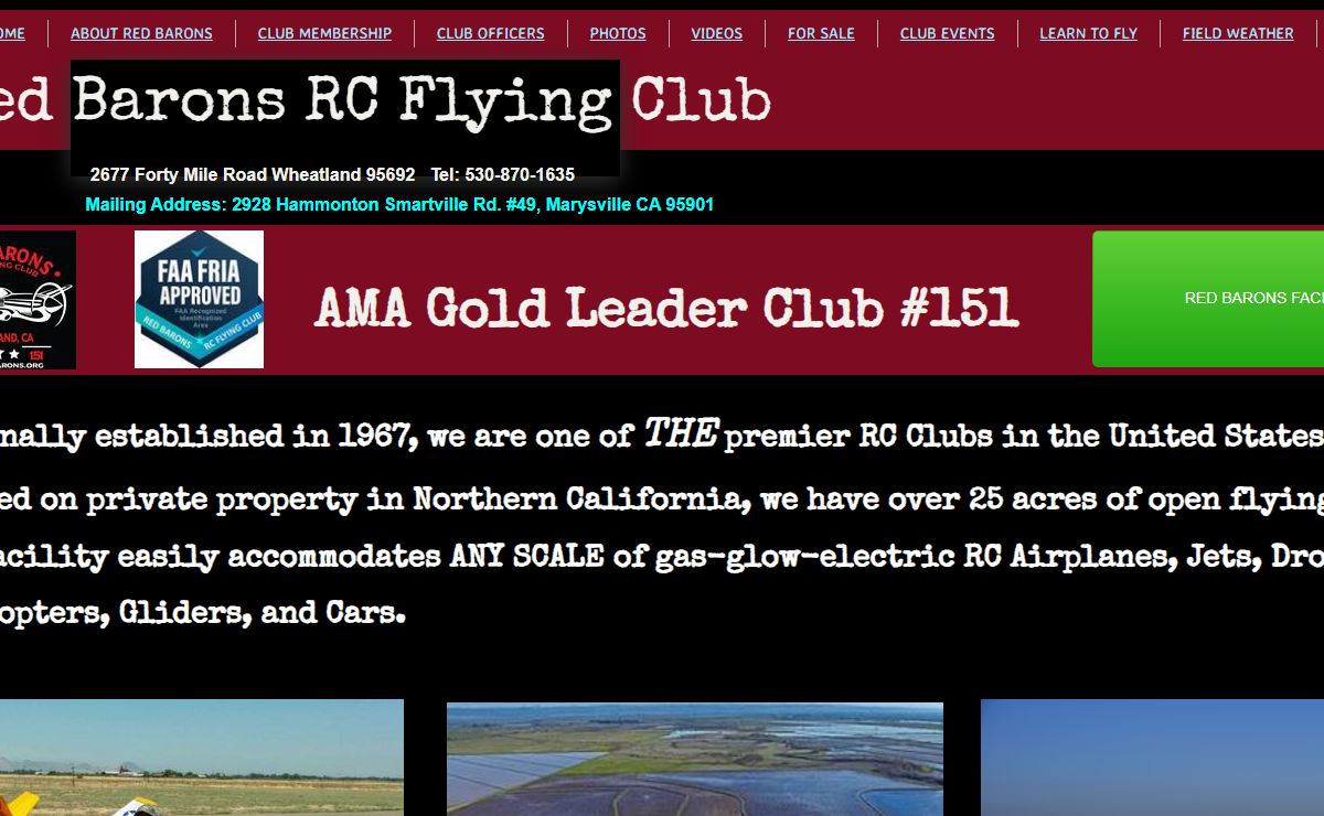 Red Barons RC Flying Club
