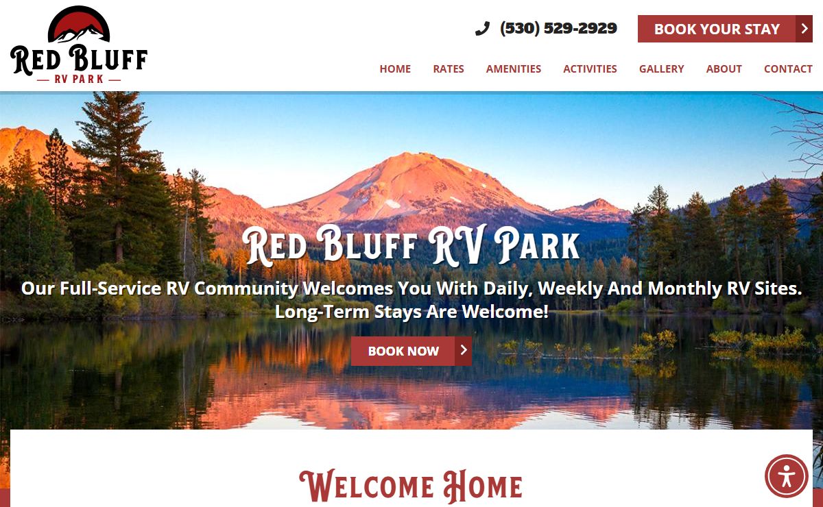 Red Bluff RV Park & Long Term RV Campground Red Bluff California