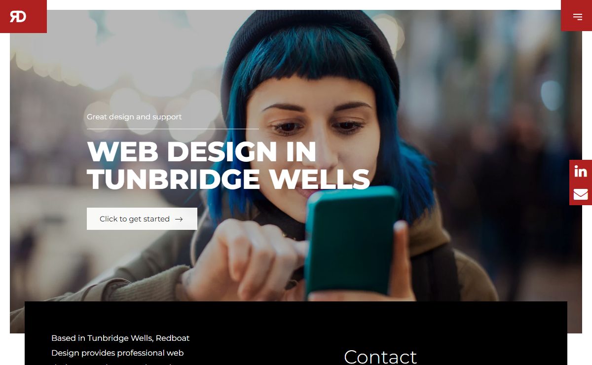 Web Design Tunbridge Wells, Kent | Redboat Design