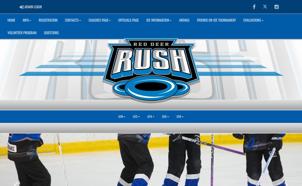Red Deer Ringette Association : Website by RAMP InterActive