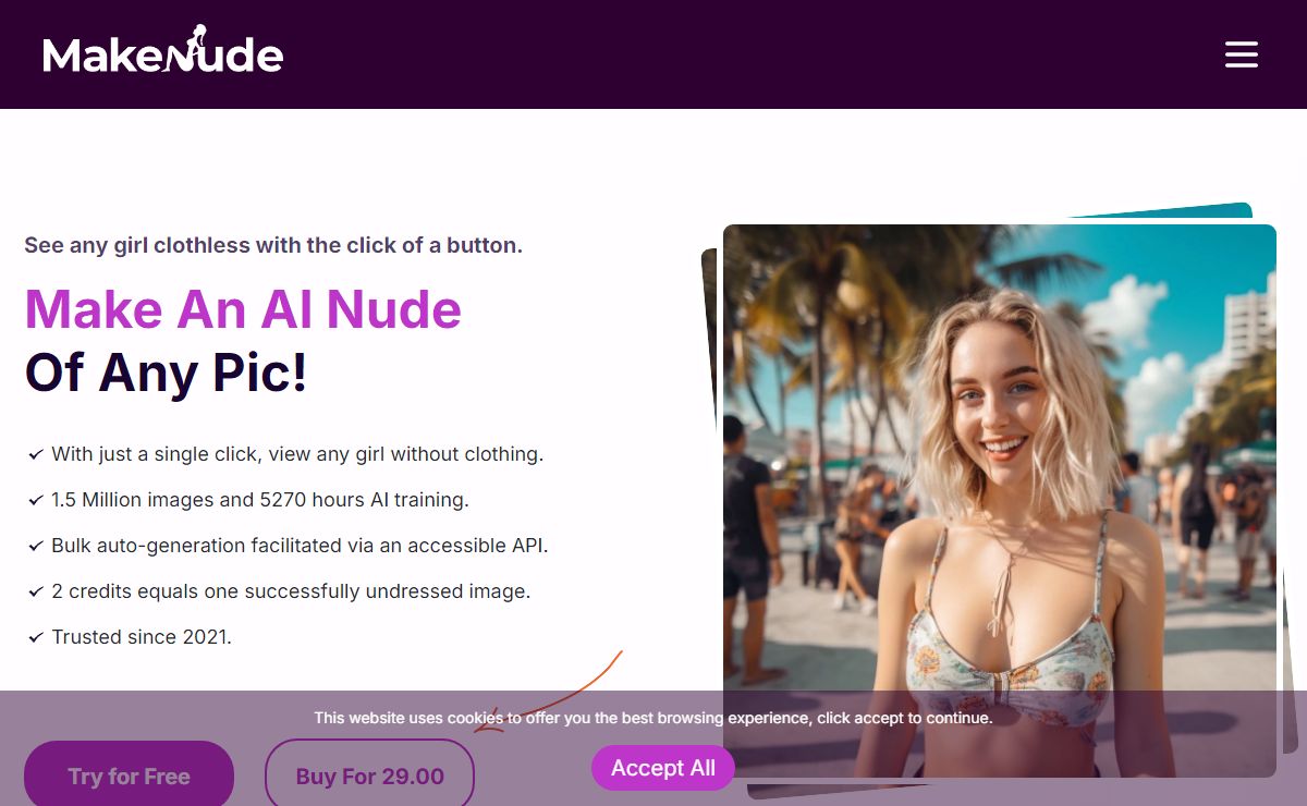 Undress Any Photo Online With Make Nude AI!
