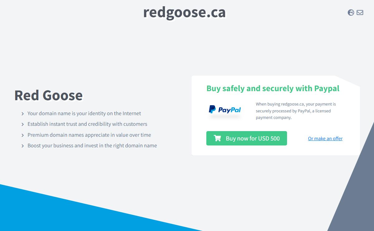 redgoose.ca domain name is for sale. Inquire now.