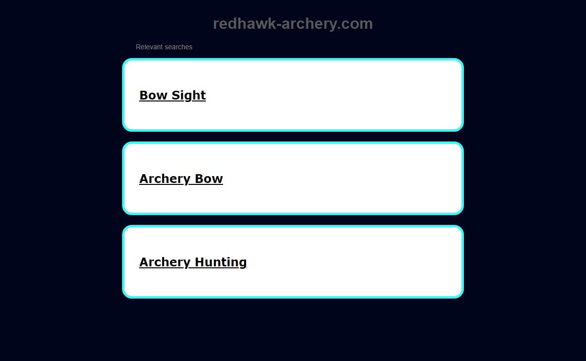 redhawk-archery.com - This website is for sale! - redhawk archery Resources and Information.
