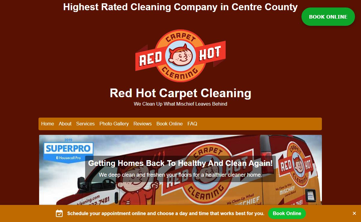 State College Carpet Cleaning. Rug & Steam Cleaning State College PA, Bellefonte, Centre County | Red Hot Carpet Cleaning
