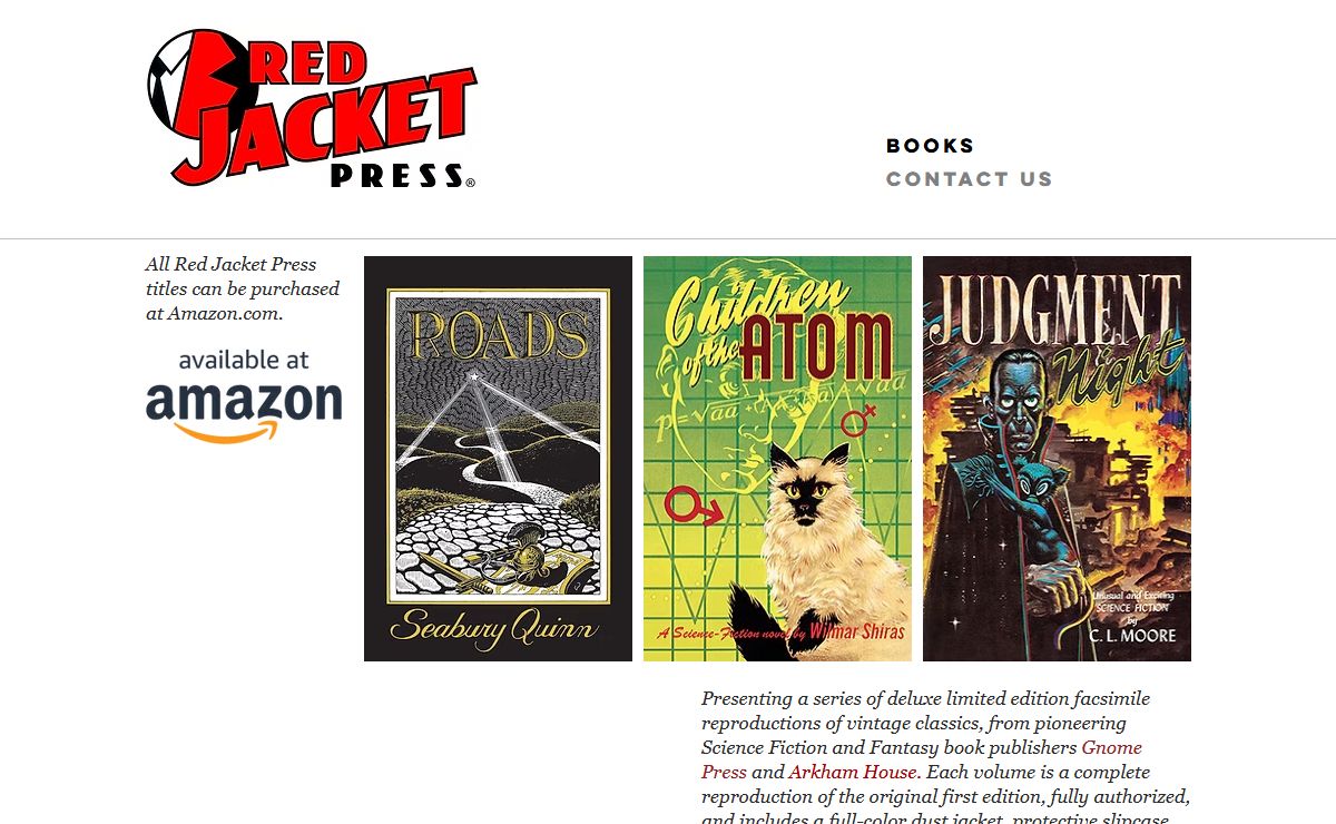 Red Jacket Press | Books