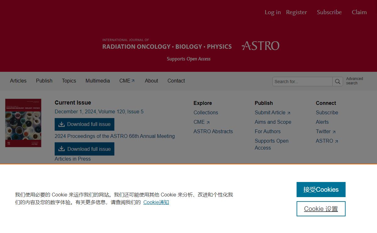 Home Page: International Journal of Radiation Oncology, Biology, Physics