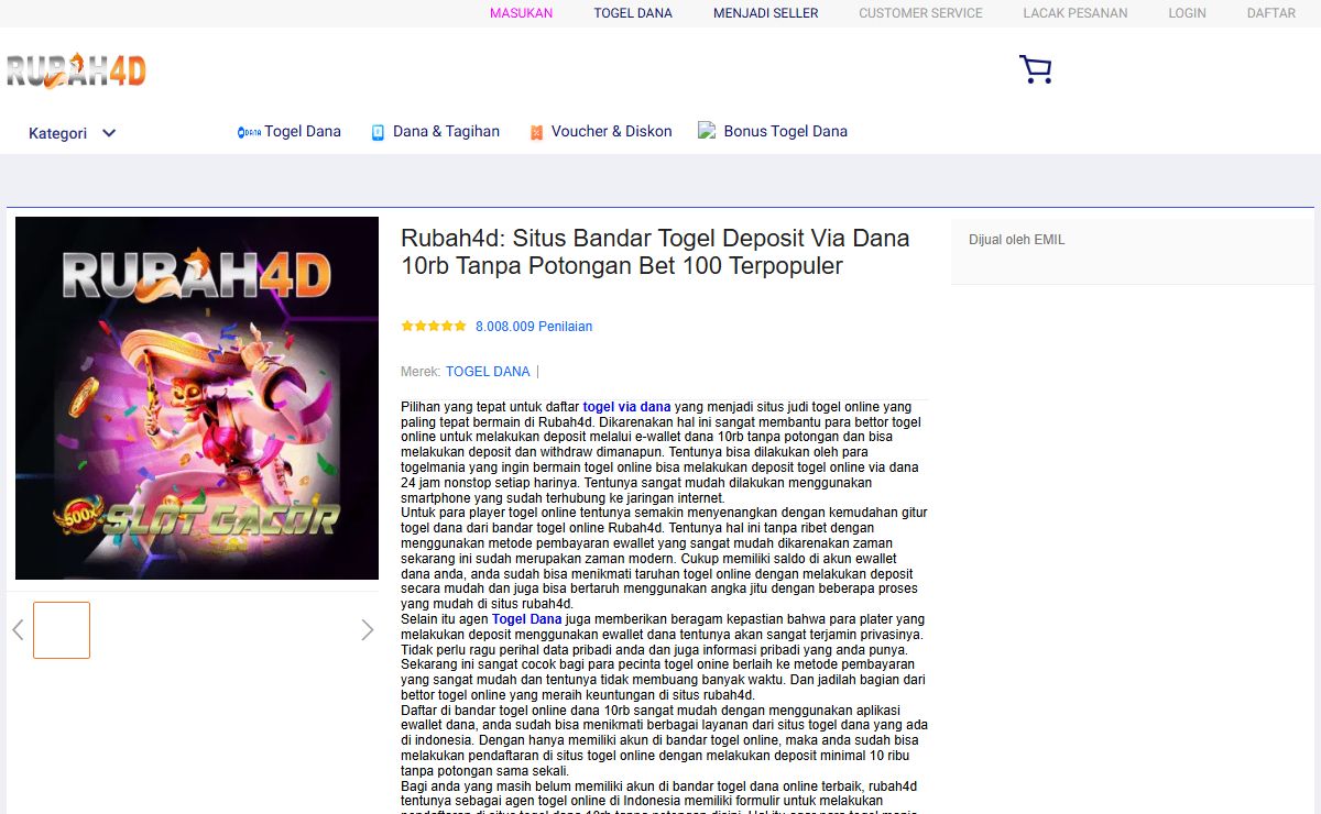 Rubah4d: Situs Bandar Togel Deposit Via Dana 10rb Tanpa Potongan Bet 100 Terpopuler