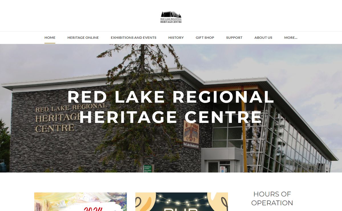 RED LAKE REGIONAL HERITAGE CENTRE - Home