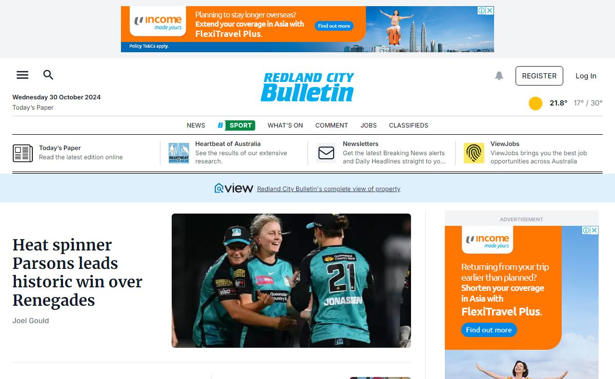Cleveland news, sport and weather | Redland City Bulletin | Cleveland, QLD