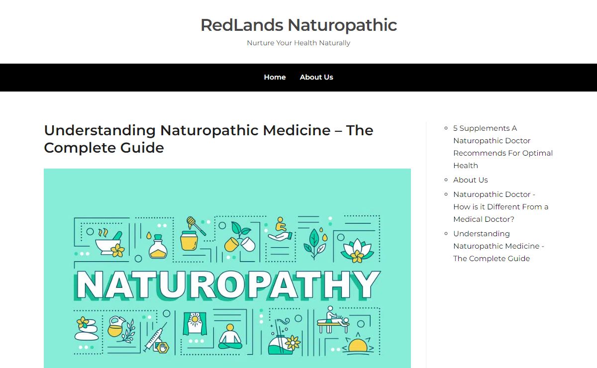 Understanding Naturopathic Medicine - The Complete Guide - RedLands Naturopathic