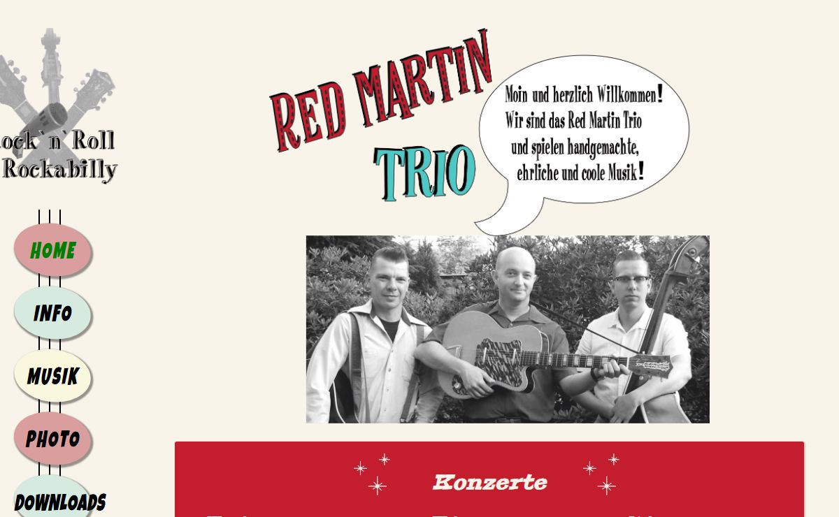 Red Martin Trio - Rockabilly aus der Nordheide
