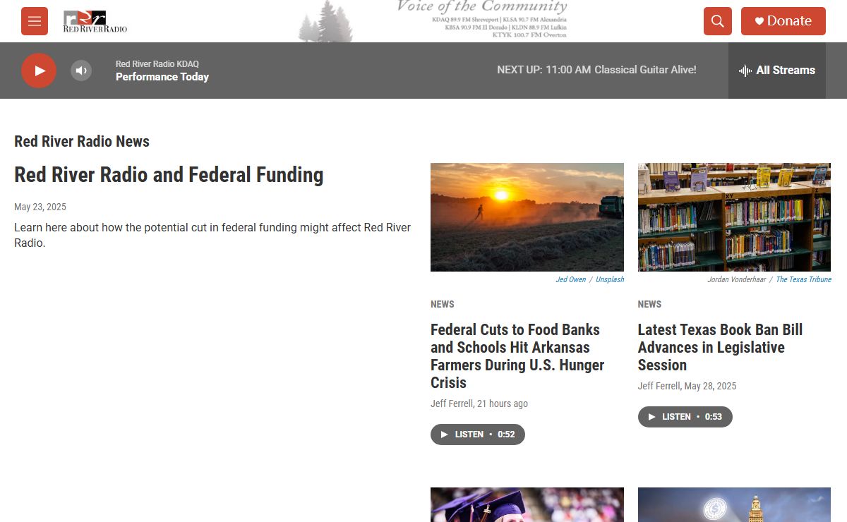 Red River Radio - Homepage