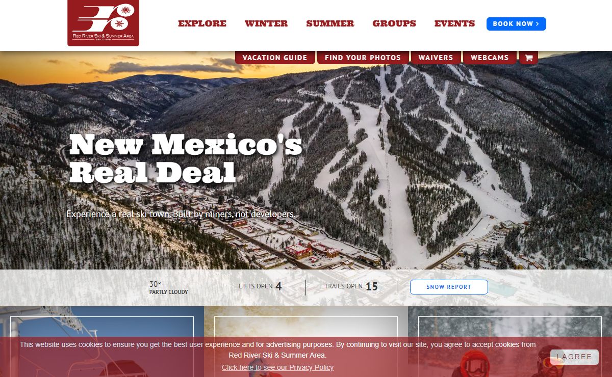 Ski and Snowboard Vacation in New Mexico | Red River Ski & Summer Area
