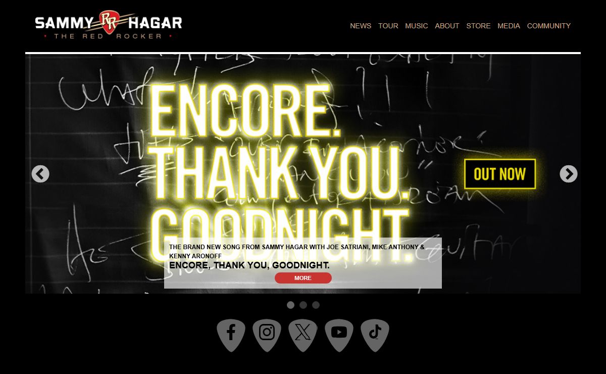 Sammy Hagar (The Red Rocker)
