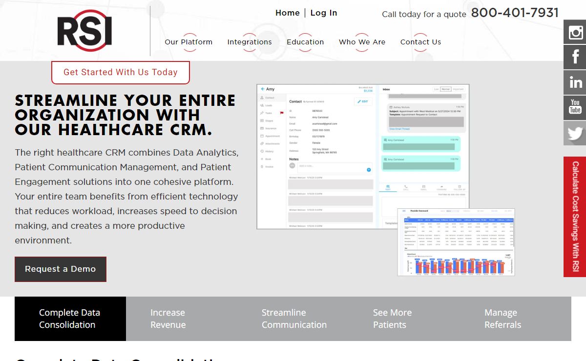 Healthcare CRM Automation Software | RSI
