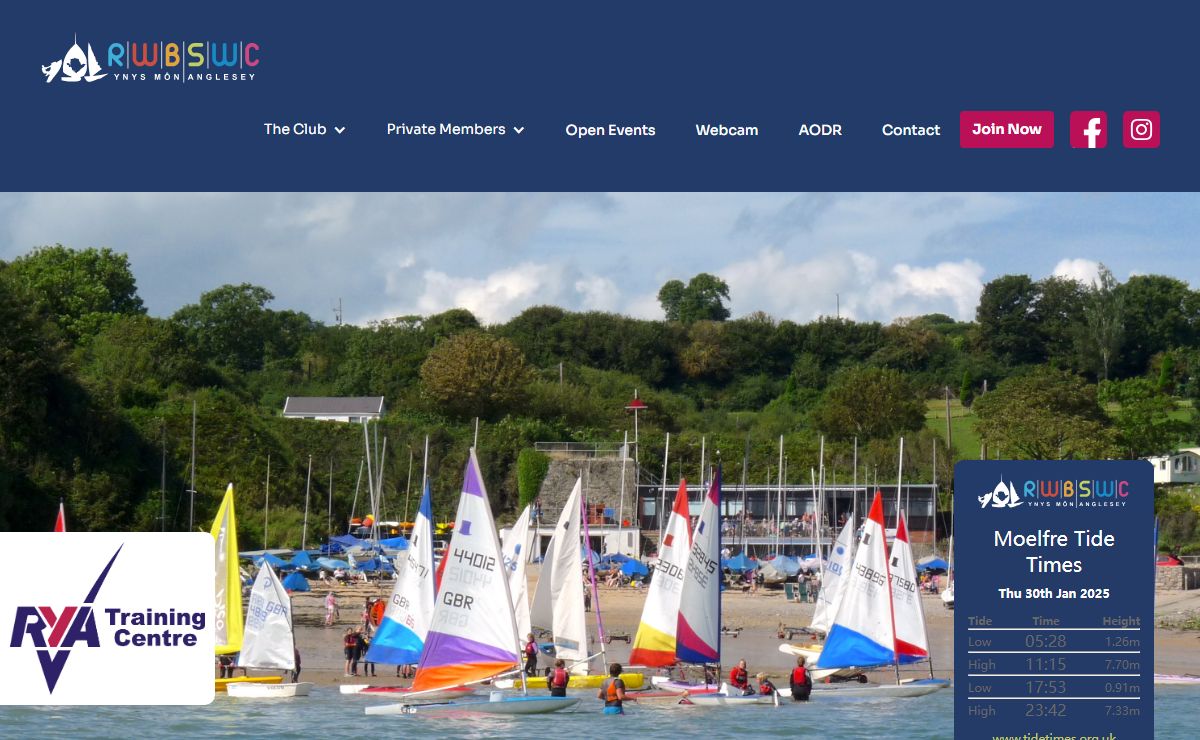 RWBSWC | Red Wharf Bay Sailing Club Web Cam Traeth Bychan