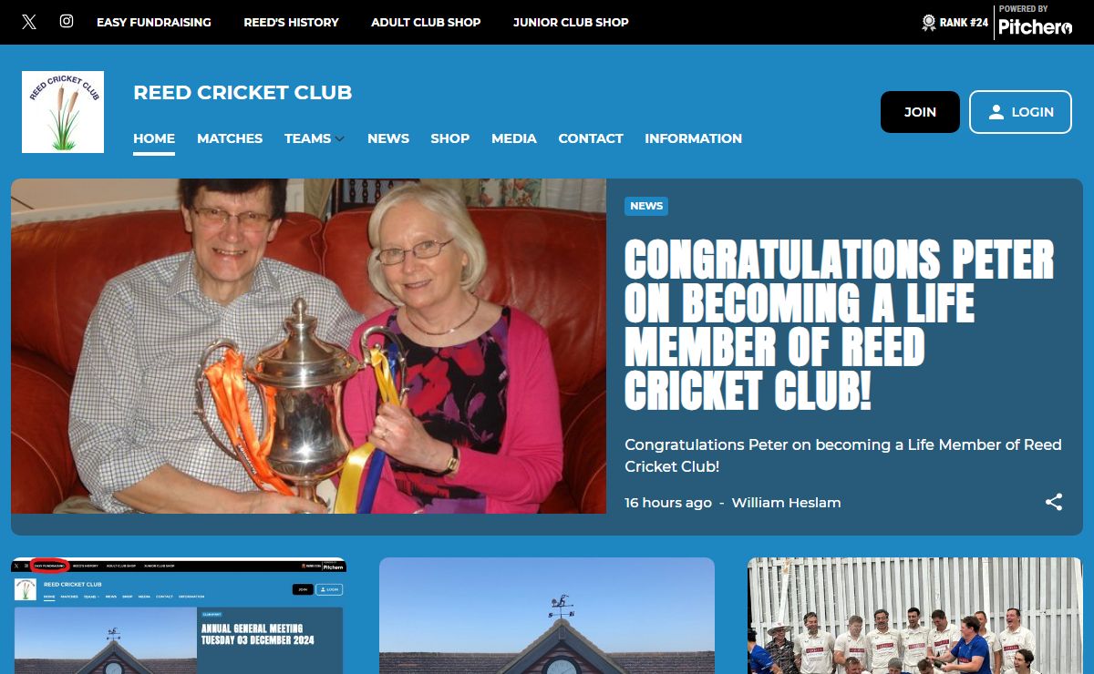 Reed Cricket Club ,Hertfordshire