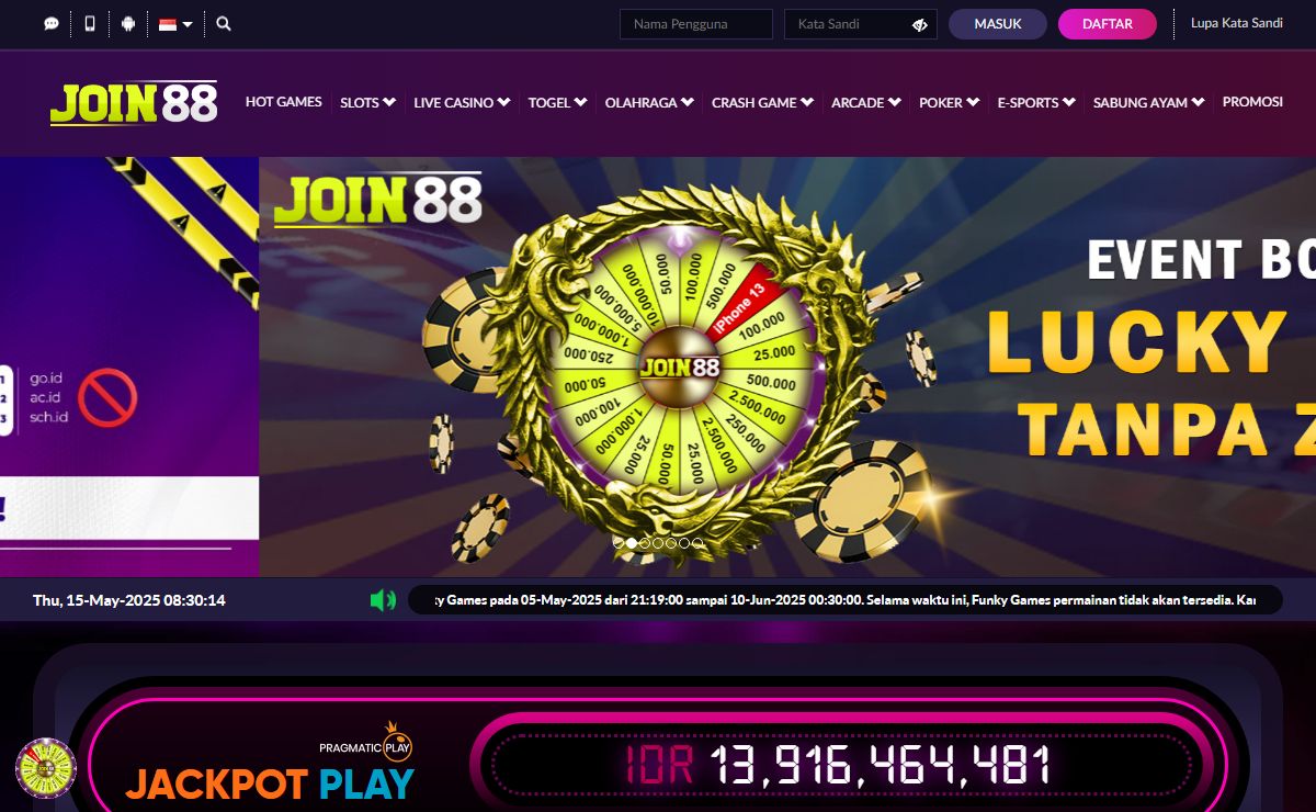 JOIN88: Slot88 Situs Slot Online Gacor Hari Ini & Link Judi Slot Terpercaya