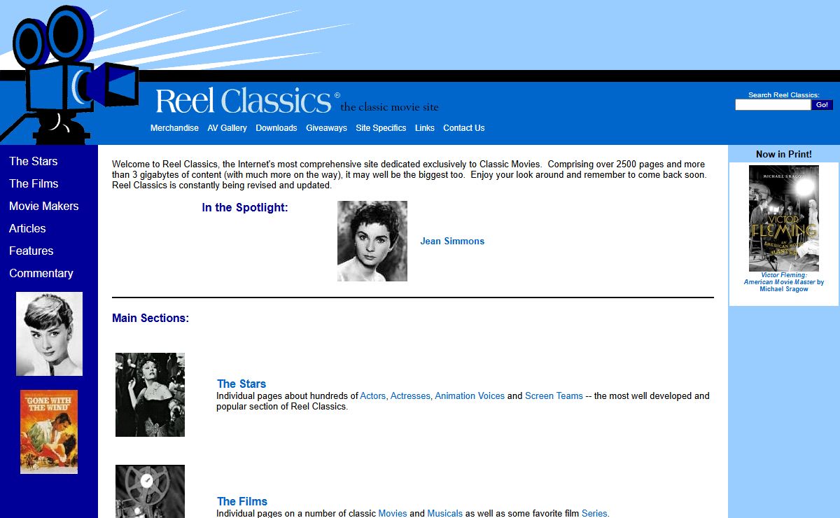 Reel Classics: Elizabeth's Classic Movie Homepage