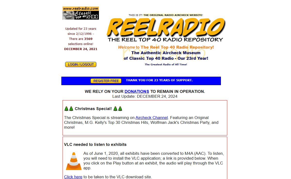 Airchecks:Radio:REELRADIO Reel Top 40 Radio Repository
